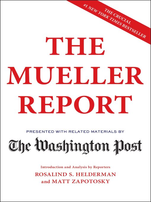 Title details for The Mueller Report by The Washington Post - Wait list